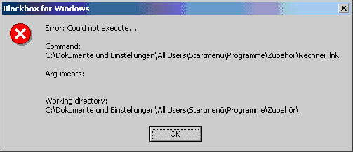 Block Unknown OS Error message