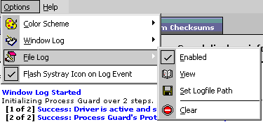 Options Menu